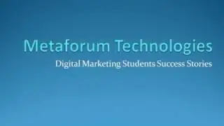 Digital Marketing Students Sucess Stories