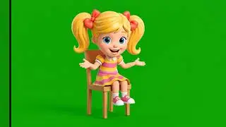 2d animation character with Green screen | chroma key video | free download video 2026