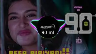 Beer Biryani - STR - Oviya - 90 ML | REMIX | DJDAIZZY