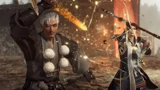 Nioh 3 Demo - First Co-op gameplay, Jakotsu-baba Boss Fight // 인왕 3 데모 - 첫 협동 게임 플레이, 자코쓰바바 보스전