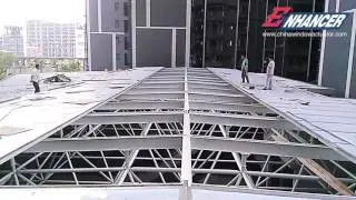 Automatic sliding rooflights
