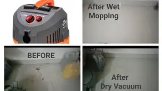 Wet Mopping demo, Eureka Forbes Euroclean WD X2-  Machine maintainance, Pros over AmazonBasics