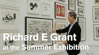 Richard E Grant at the Summer Exhibition 2015