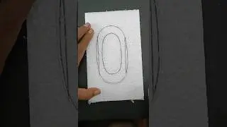 Thermocol O Letter Craft 🔵 | DIY A to Z Letter Design | #shorts