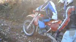 cr 250 subida dificil