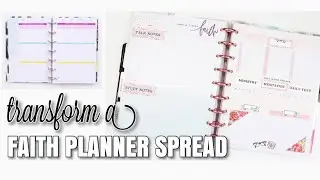 How To TRANSFORM a Faith Warrior Planner Spread