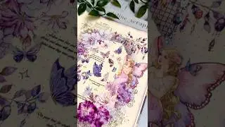 Fairy Theme | Mixed Media Art | ASMR Journal #journal #asmr #fairy #fantasyworld #mixedmediaart