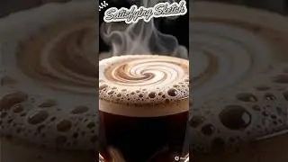 From Powder to Pour ☕ The Satisfying Latte Art Process #coffee  #barista  #latteart