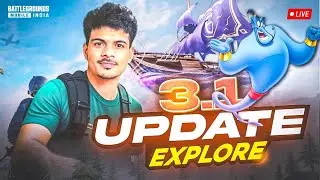 NEW UPDATE 3.1 IS HERE || BGMI RUSH GAMEPLAY ||