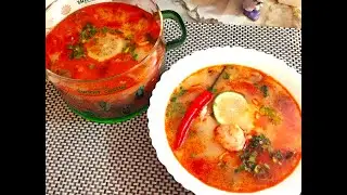 ТОМ ЯМ/НЕКТАР ДЛЯ ЖЕЛУДКА/ТАКОЙ СУП МОЖНО ЕСТЬ КАЖДЫЙ ДЕНЬ/TOM YAM/КZ/@ВКУСНАЯ КУХНЯ. АЛЛА КОРБУТ