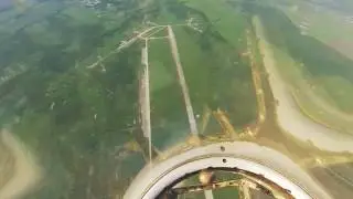 Як-52. Штопора и вращения.