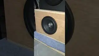ground zero subwoofer in ported box test #viral #subscribe #subwoofer #speaker #groundzero #caraudio