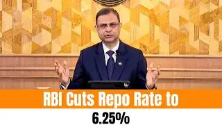 🔥 RBI Cuts Repo Rate to 6.25% | MPC Decision Explained | Impact on Economy & Loans 💰📉