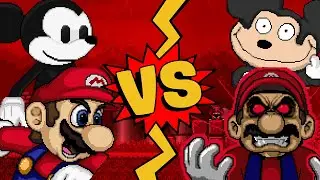 M.U.G.E.N. Battles | Mario/Epic Mickey vs Mario.EXE/Mokey