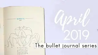 April 2019 Bullet Journal Setup l PART 1 l Plan with me