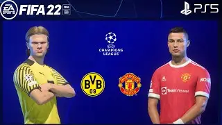 FIFA 22 PS5 | &laquo;Манчестер Юнайтед&raquo; &mdash; &laquo;Боруссия Дортмунд&raquo; | Лига чемпионов УЕФА