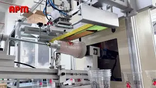 Servo Semi-Automatic Screen Printer Demonstration  Single Color & Multi Color Cup Printing