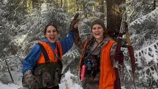 THE GIRLS AND THEIR HOUNDS - bear hunting with hounds