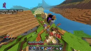 Minecraft im working on the happy ghasts homes