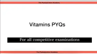 Vitamins PYQs