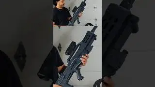 How to Make a Nerf Longshot Halo BR! #halo #nerf #cosplay #props #film #movie #shortfilm #shorts