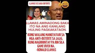 VP SARA DUTERTE VS TEAM PRESIDENT MARCOS: LLAMAS DDS GAME OVER #funny#comedy#jokes#foryou#shorts