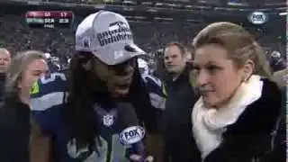 Richard Sherman Episode in 77 seconds - The Play, the Rant and the Explanation #LOB
