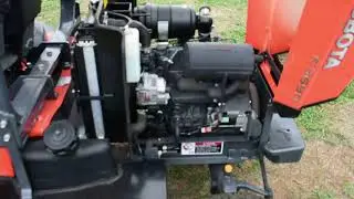 Kubota F3690 Out Front Mower Walk Around (7645)