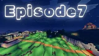 BUILDING UP my SPAWN TOWN in Minecraft