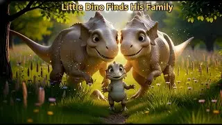 little dino find his family | dinosaur story | bedtime story @yashfa.rhymes