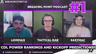 Рейтинг команд CDL и прогнозы на начало матчей!! | Подкаст Breaking Point #1