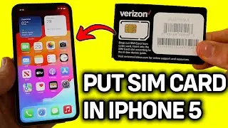 UPDATED 2025! How To Put SIM Card In iPhone 5