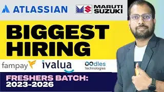 Maruti Suzuki, Atlassian Recruitment Drive | Fampay, Oodles Technologies, ivalua Jobs | Register Now