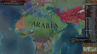 EU4 Hardcore Mamluk's 4th Caliphate Timelapse