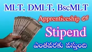 #MLT_DMLT_BscMLT_APPRENTICESHIP_లో_STIPEND_ఎంతవరకు వస్తుంది