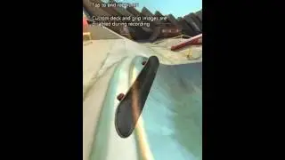 [True Skate] True Skate impossible trick! (Watch until the end)