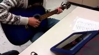 Playing the Guitanjo