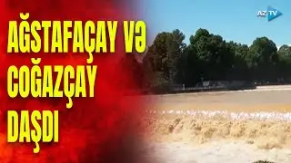 Qazaxda sel fəlakəti: körpüyə ciddi zərər dəydi
