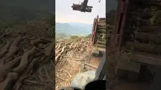 Operating a grapple crane to load wood is also a skilled job