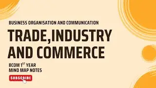 Trade, Industry, Commerce - Introduction