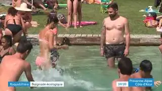 Baignade écologique à Roquebillière