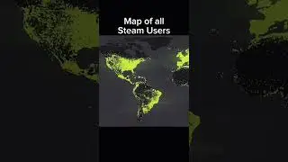 Map of all Steam users