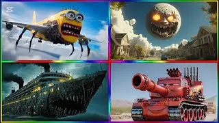 😱 minion sky 🆚 Lunar Moon 🆚 infected sea 🆚 MC Queen Tank 🎶 Tiles hop 🥶