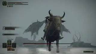Latenna Earning Her Keep Against a Dragon - Elden Ring