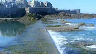 Grandes Marées à Saint-Malo : Time-Lapse Marée Descendante Fort National