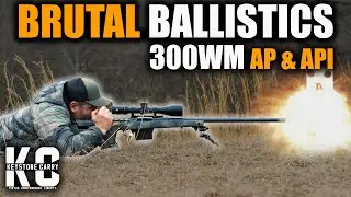 300 Winchester Magnum AP / API Test Against Steel