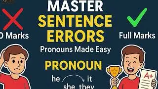 Master Pronoun Errors | Zero to Full Marks in Sentence Correction ✨#cdsenglish #englishgrammar 