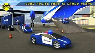 US Police Car Cruiser Ship Transporter Game - Android Gameplay FullHD