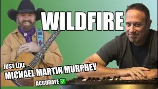 Wildfire Michael Martin Murphey Piano Lesson Tutorial With PDF Sheet Accurate And Complete Chords
