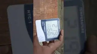 Temperature and Humidity meter for Button Mushroom Farming